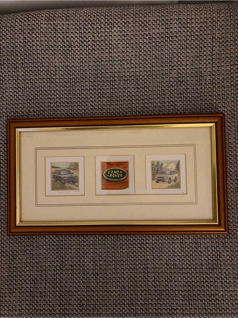 Land Rover Limited Edition Framed Print- Range Rover & Discovery #130/324